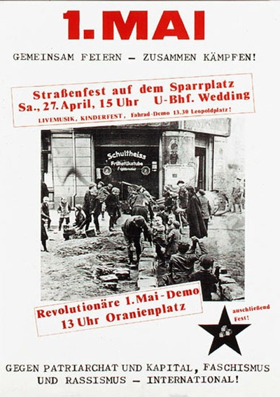 1991 Straßenfest Wedding dann Demo Kreuzberg